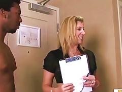 Sarah The Apartment Manager Gets Destroyed By Two Black