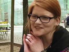Redhead Teen In Glasses Talks About Porn