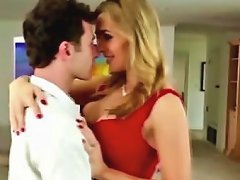 Gorgeous Cougar Seduces College Stud With Her Big Tits